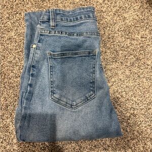 Classic Denim Straight Leg Jeans